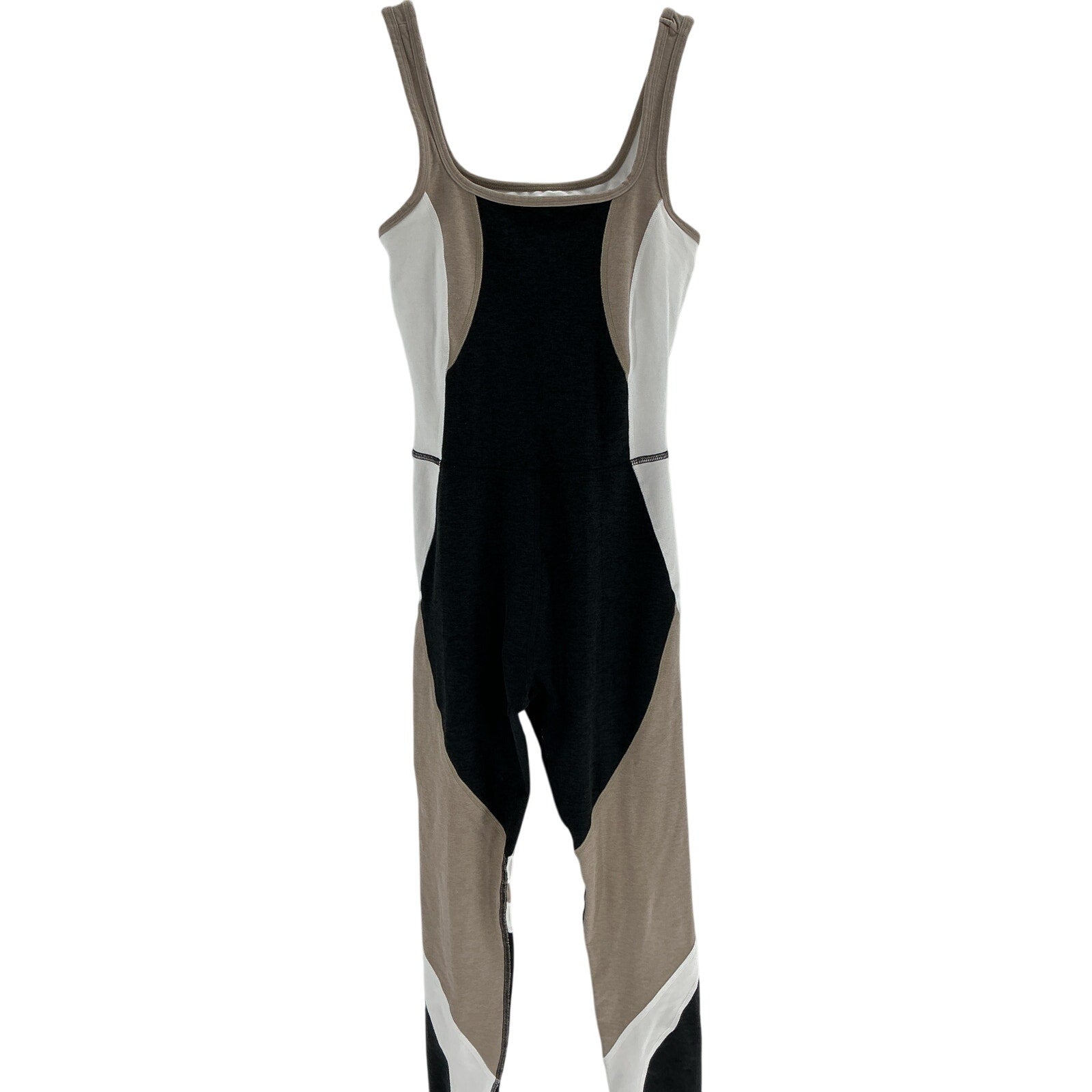 Beyond Yoga 'Spacedye' Black Polyester Outlines Jumpsuit Size S / Petite
