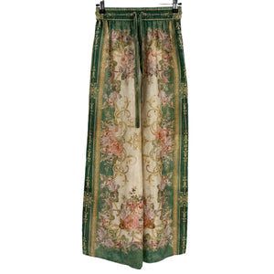 Zimmermann Ornate Multicolor Baroque Print Pants Size 0P/ US 0 (Petite)