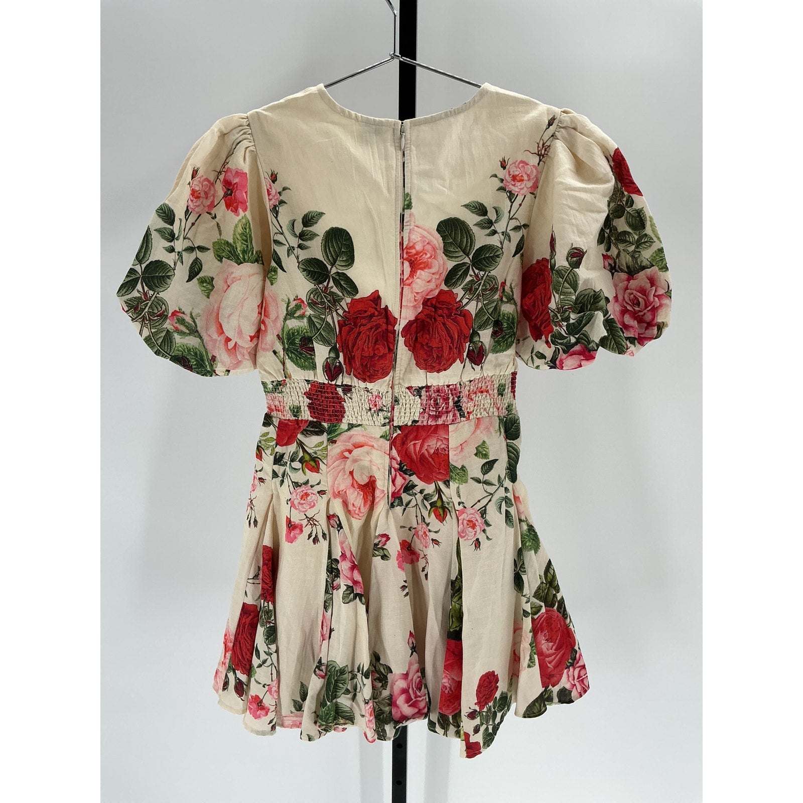 Hemant And Nandita 'Naaz' White Linen Mini Dress Size S