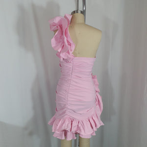 Aknvas Aknvas 'Sonia' Pink Poplin Dress Size 4