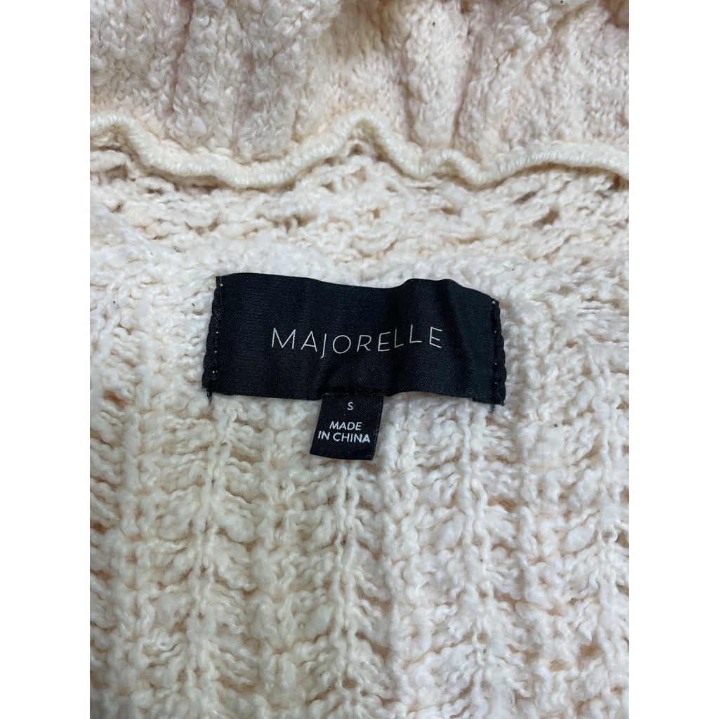 Majorelle 'Taissa' Cream Cotton Corset Top Size S