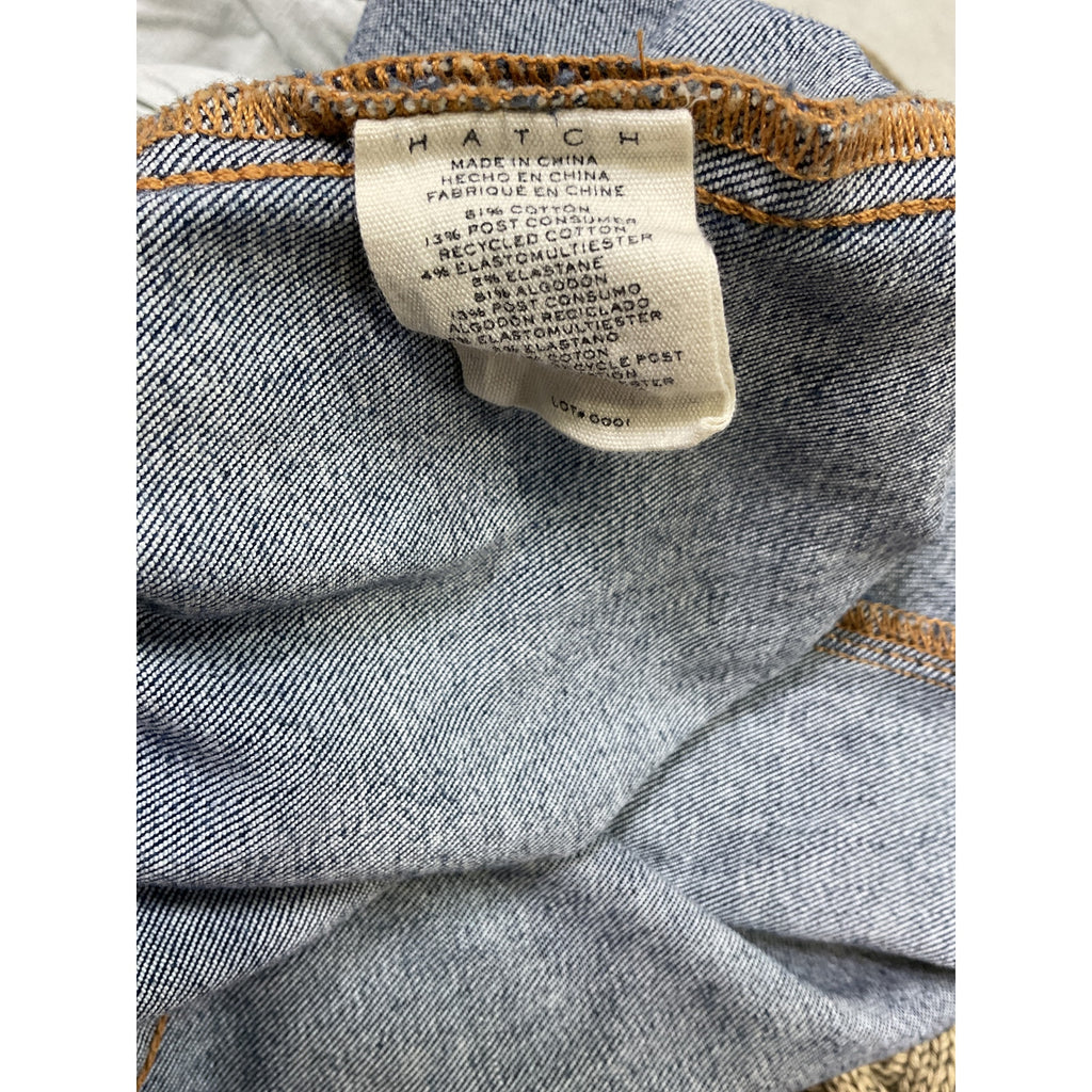 Hatch The Slim Maternity Blue Cotton Denim Jean Size 25