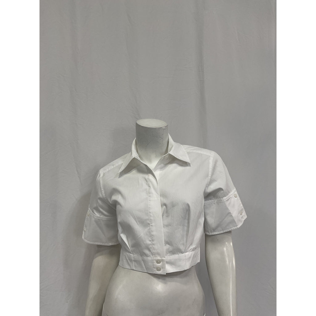 Simkhai 'Sabrina' White Cotton Top Size XS