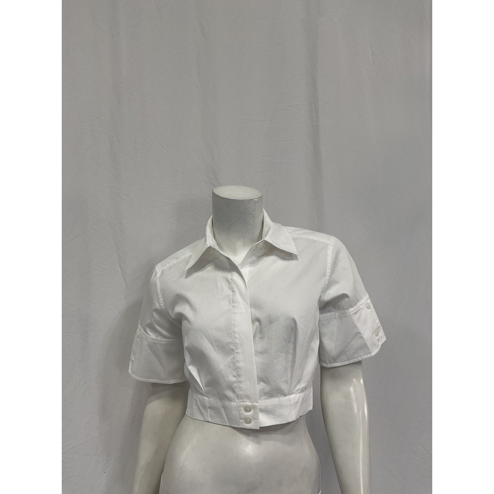 Simkhai 'Sabrina' White Cotton Top Size XS