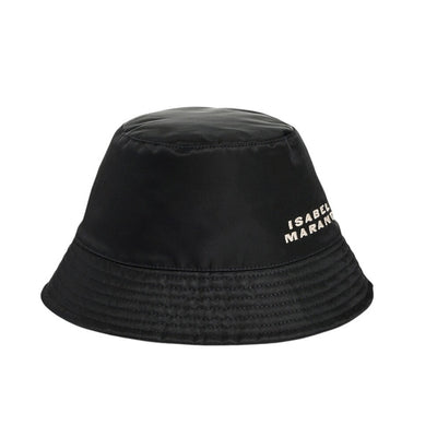 Isabel Marant Nylon Black Haley Bucket Hat Size 57 NWT