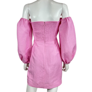 Significant Other Ruched Pink Camilla Dress Size 2