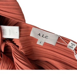 A.L.C. Pleated Pink Stella Dress Size 2