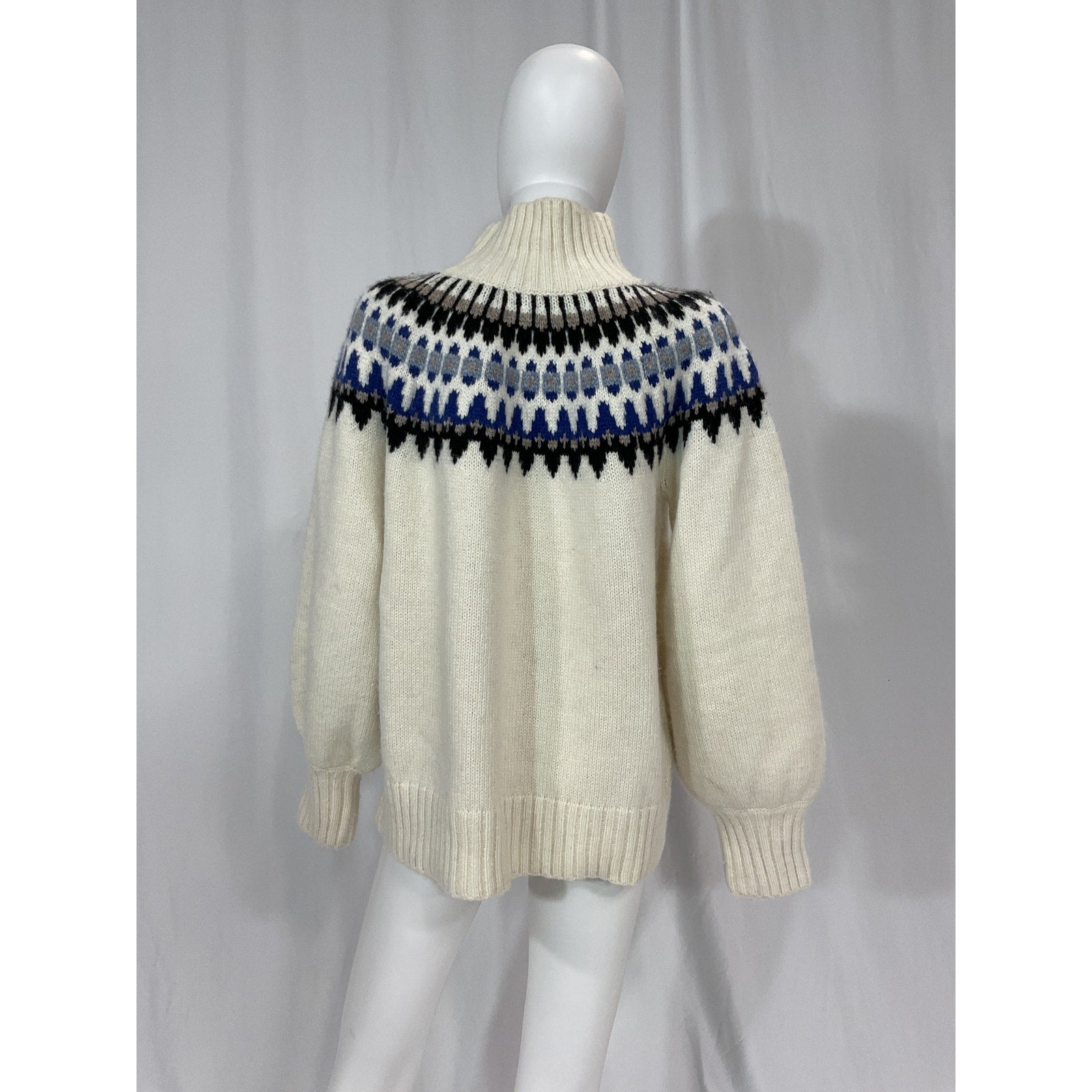 Hatch 'The Noemi' White Long Sleeve Sweater Size 2