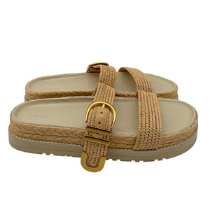 Simkhai Raffia Beige Aida Sandals Size EU 40 / US 10