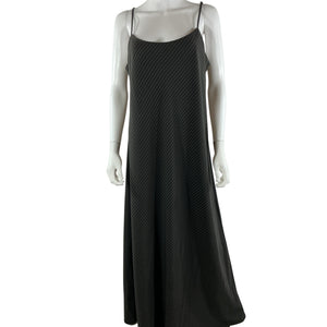 Dissh Pinstriped Black Diego Dress Size 12