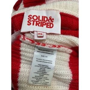 Solid & Striped Knit Red Adriana Sweater Size XS