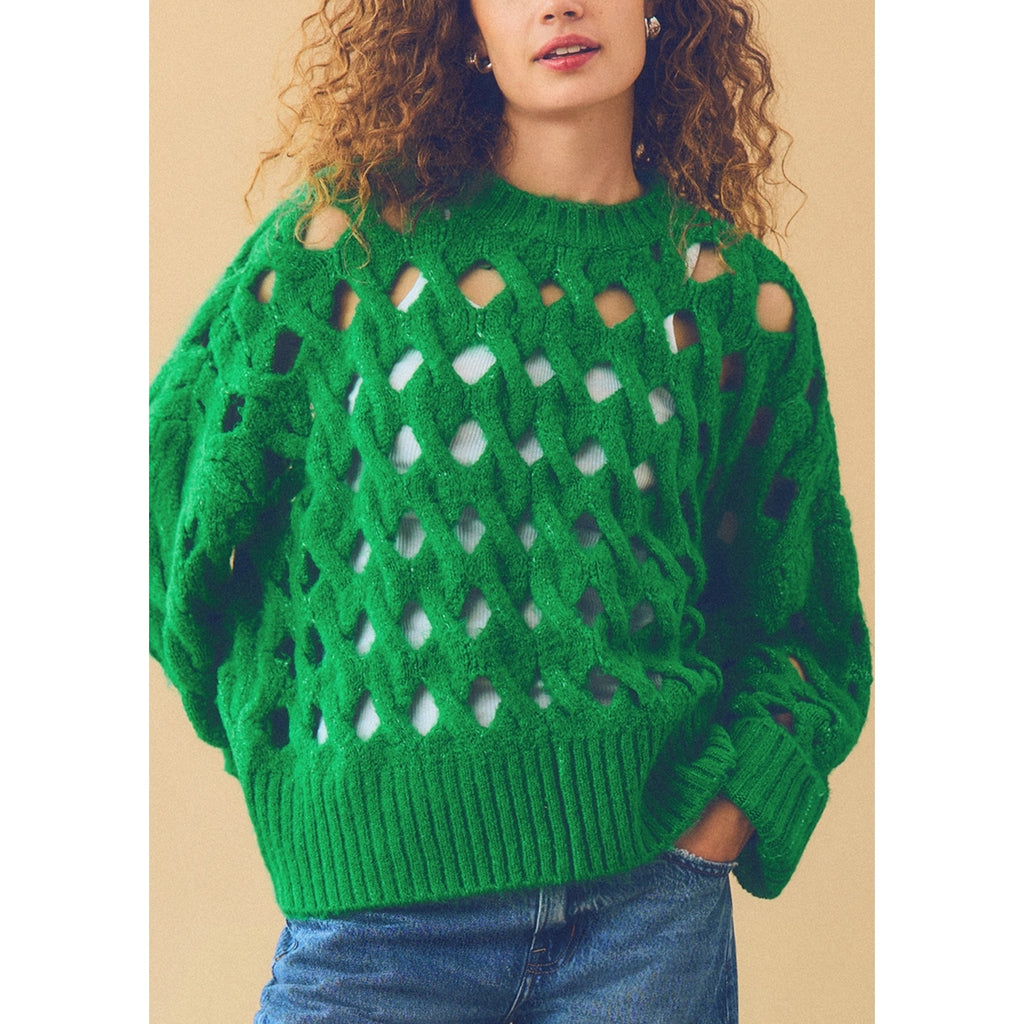Pistola Green Darya Sweater Size L