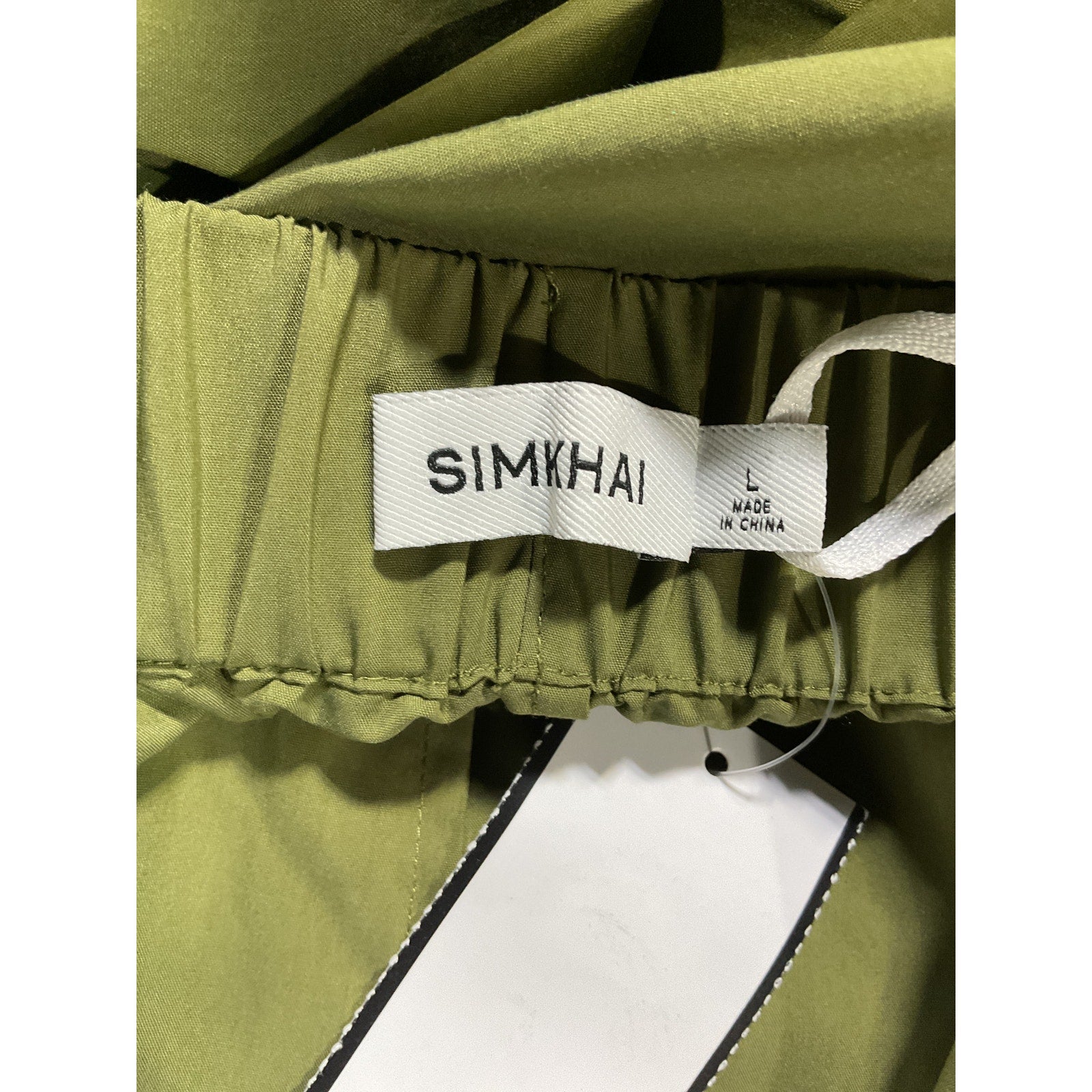 Simkhai 'Arden' Green Ankle Length Pull On Pants Size L - NWT