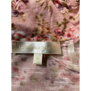 Loveshackfancy Floral Berry Cobbler Vienna Turtleneck Top Size XS