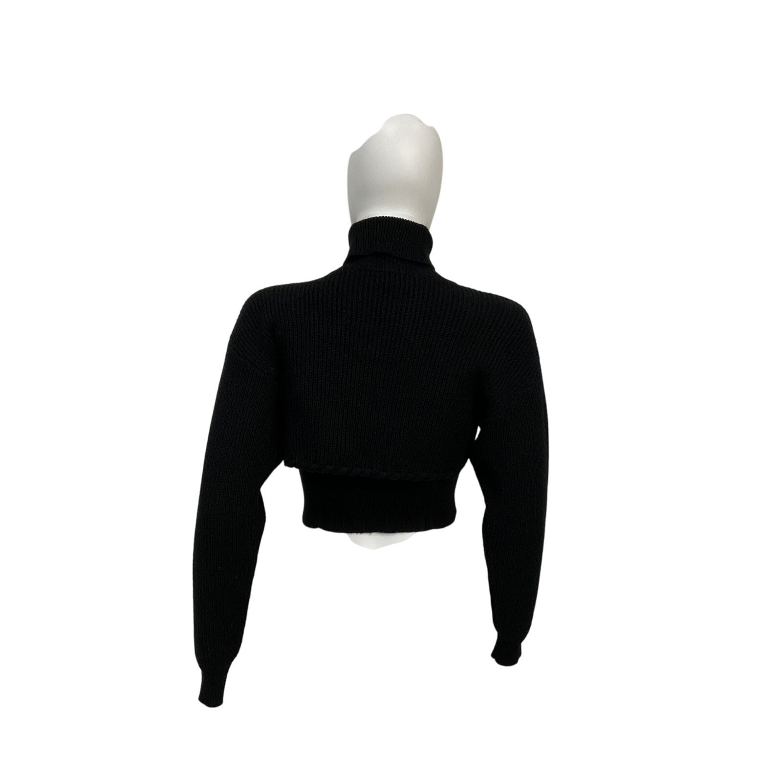 Astr The Label 'Taissa' Black Viscose Sweater Size XS