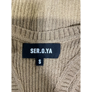 Ser.O.Ya 'Joel' Brown Blouse Set Size S