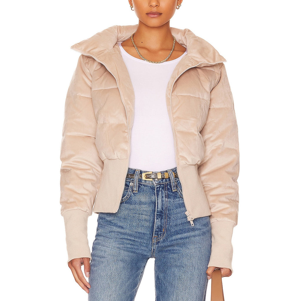Unreal Fur New Amsterdam Tan Polyester Jacket Size XS