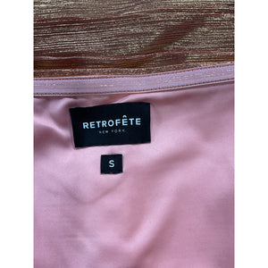 Retrofête Metallic Apricot Nala Mini Dress Size S