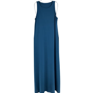 Max Mara Stretch Blue A Line Jersey Dress Size S