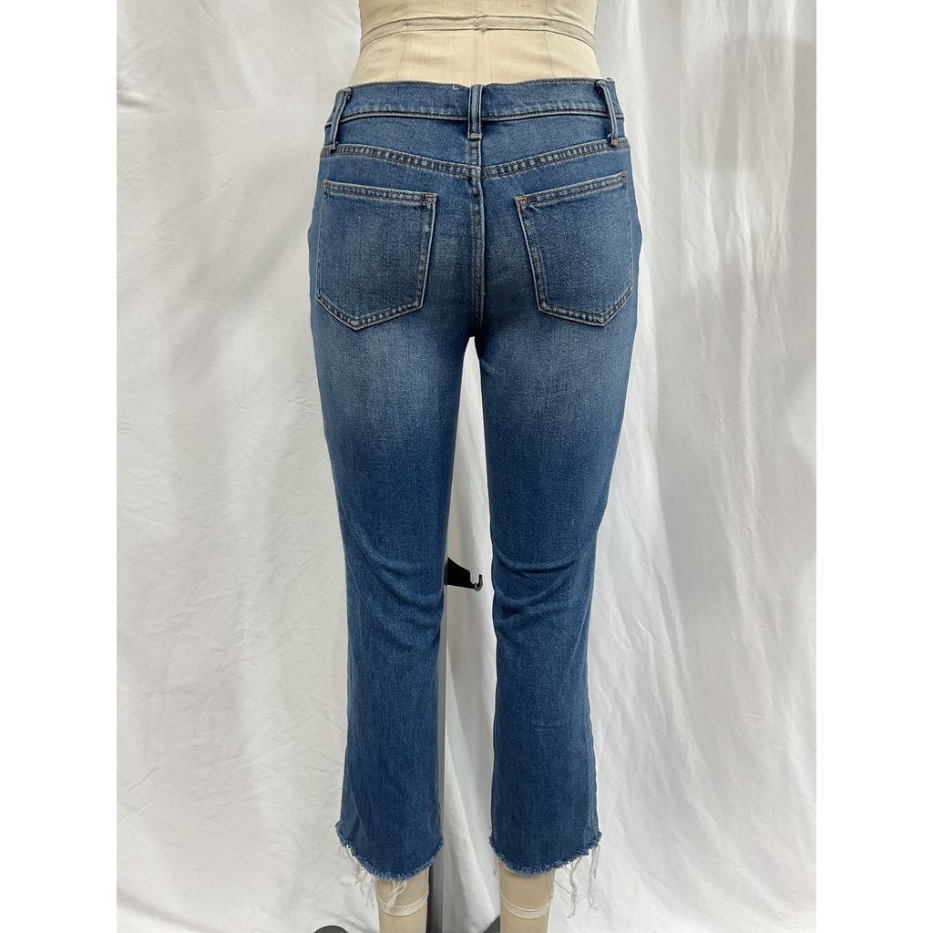 Hatch 'The Crop' Maternity Blue Jean Size 25