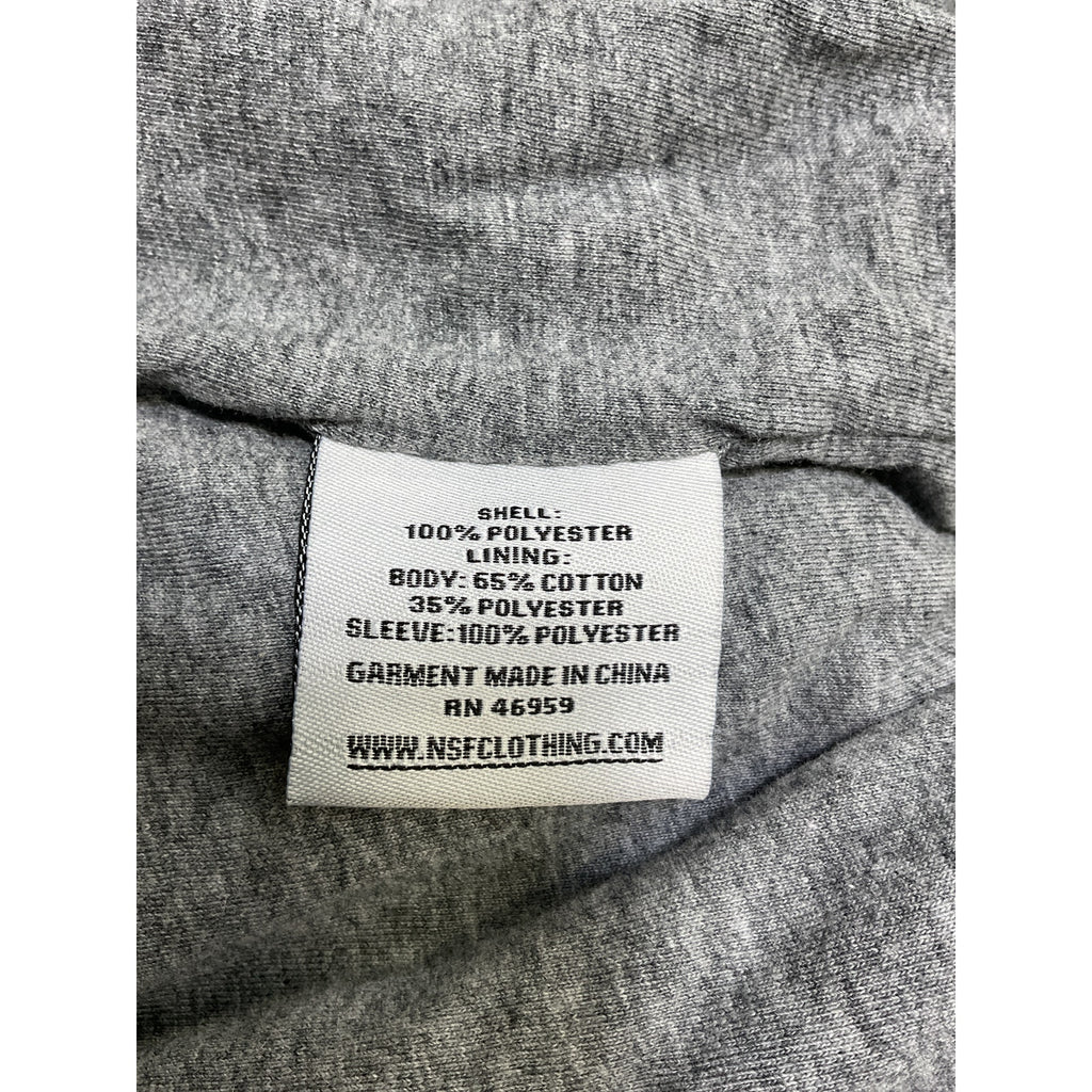 Nsf 'Neil' Green Polyester Bomber Jacket Size M