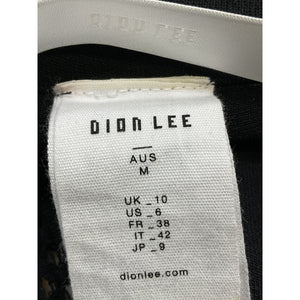 Dion Lee 'Column' Black Halterneck Corset Top Size 6