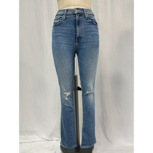 Mother High Waisted Rider Blue Cotton Skimp Denim Jean Size 25