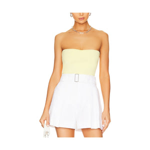 A.L.C. 'Dean' Yellow Polyester Top Size XS