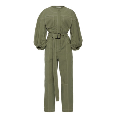 Simkhai Belted Green Annika Jumpsuit Size 2
