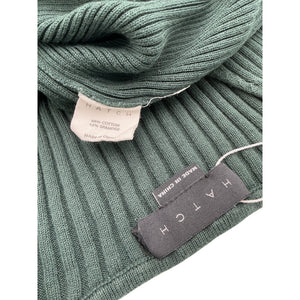 Hatch Ribbed Green Dasha Sweater Dress Size 0
