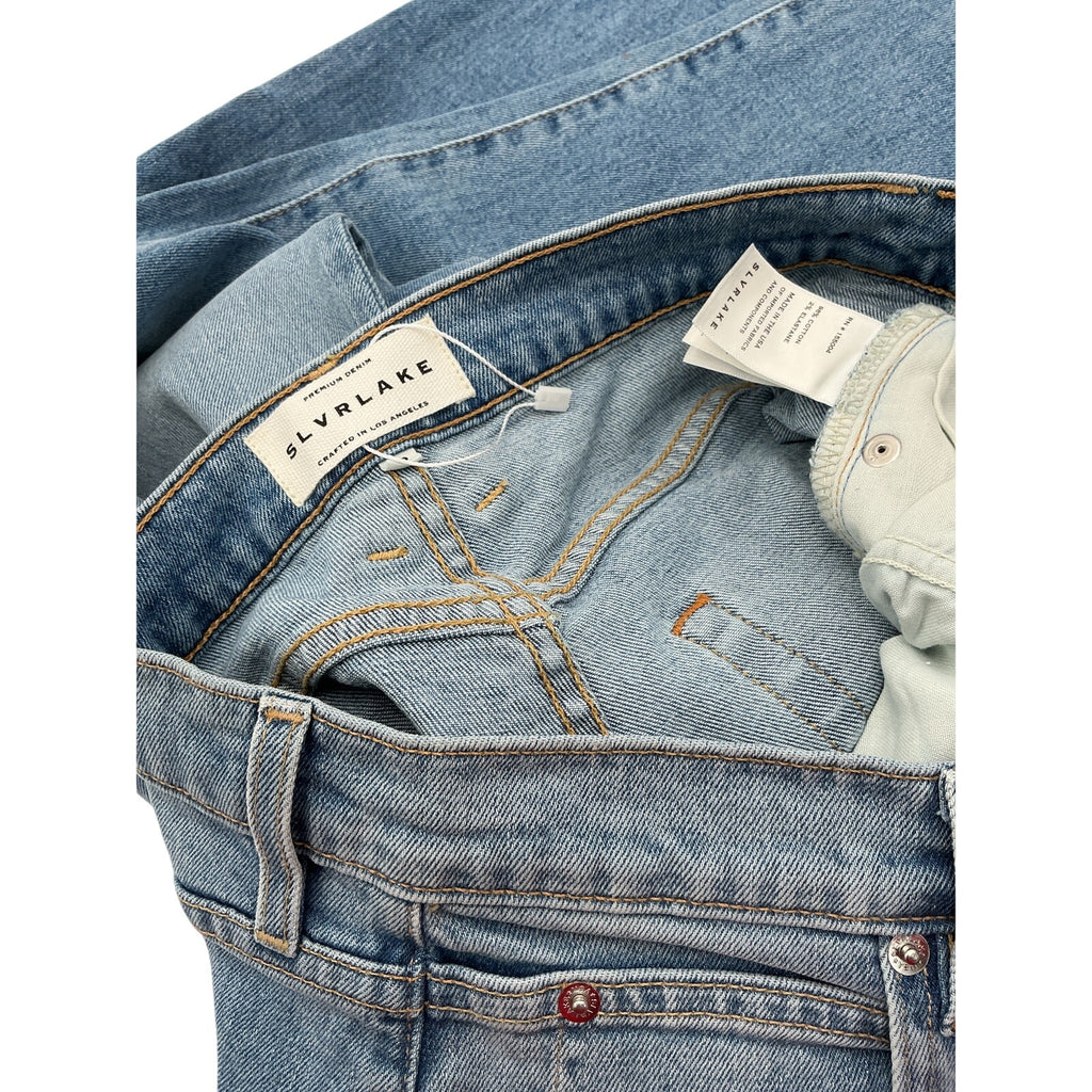 Slvrlake London Blue Cotton Ankle Jeans Size 29