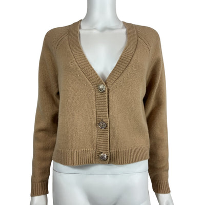Ba&sh Luxurious Tan Carila Cardigan Size XS