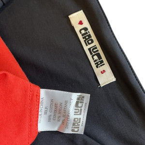 Ciao Lucia Chic Black Orange Tadeo Dress Size S