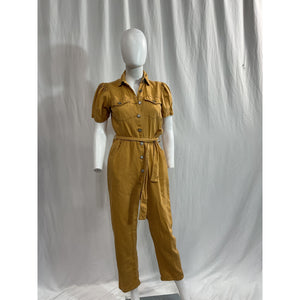Boyish 'The Vincent' Gold Jumpsuit Size XS