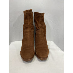 Aquatalia 'Janella' Brown Leather Weatherproof Bootie Size 9