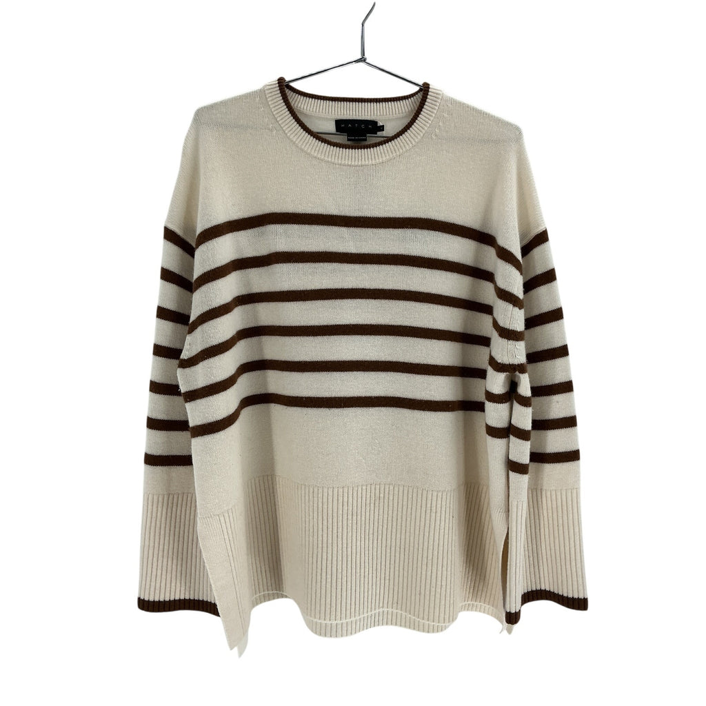 Hatch 'The Carly' Beige Wool Knit Pullover Sweater Size 2