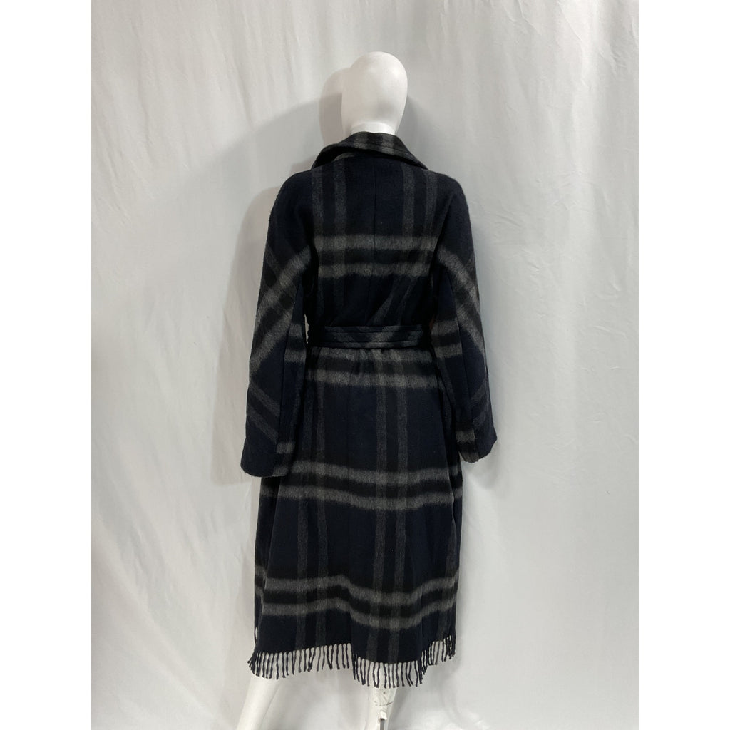 Billy Reid 'Car Blanket' Black Coat Size L
