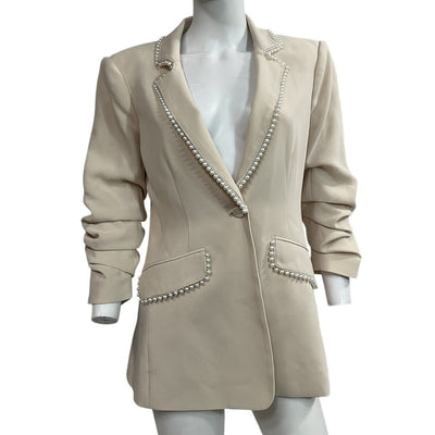 Cinq à Sept Embellished Moon Gracey Blazer Size 6