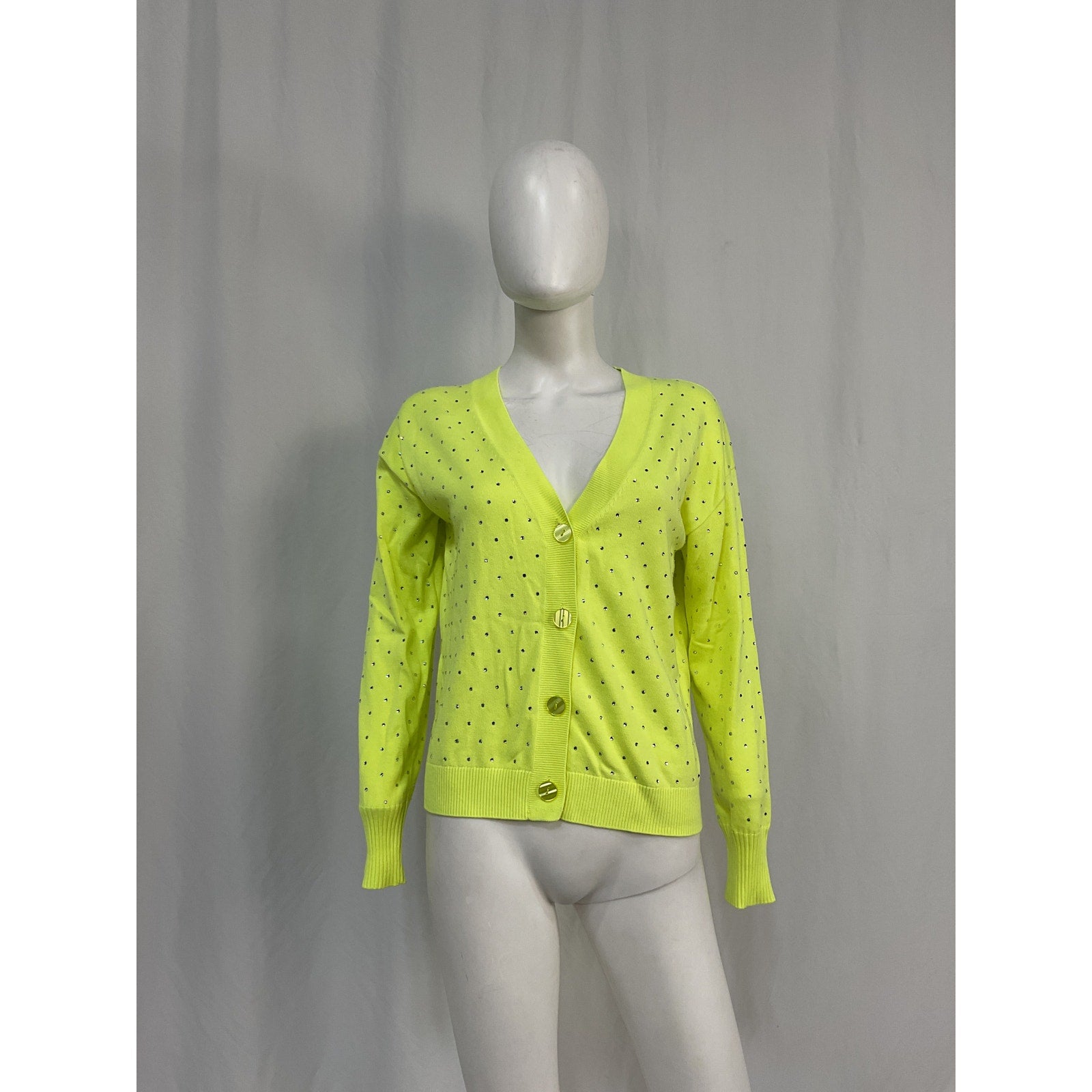 Generation Love 'Mori' Yellow Cotton Cardigan Size S - NWT