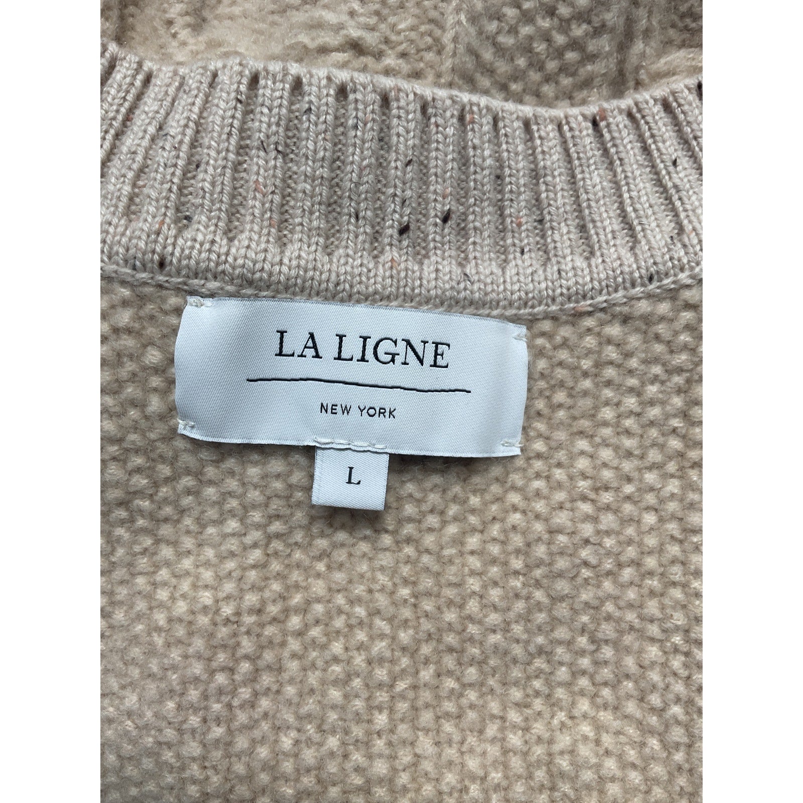 La Ligne 'Nuage' White Cropped Vest Size L