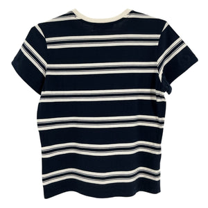 Frame Striped Blue Baby Tee Size M