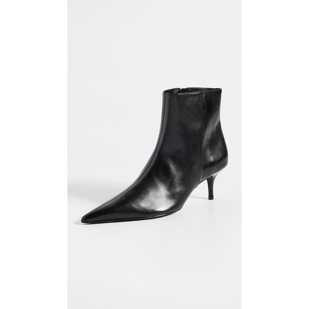 Schutz 'Mikki' Black Mid Stiletto Heel Boot Size 9