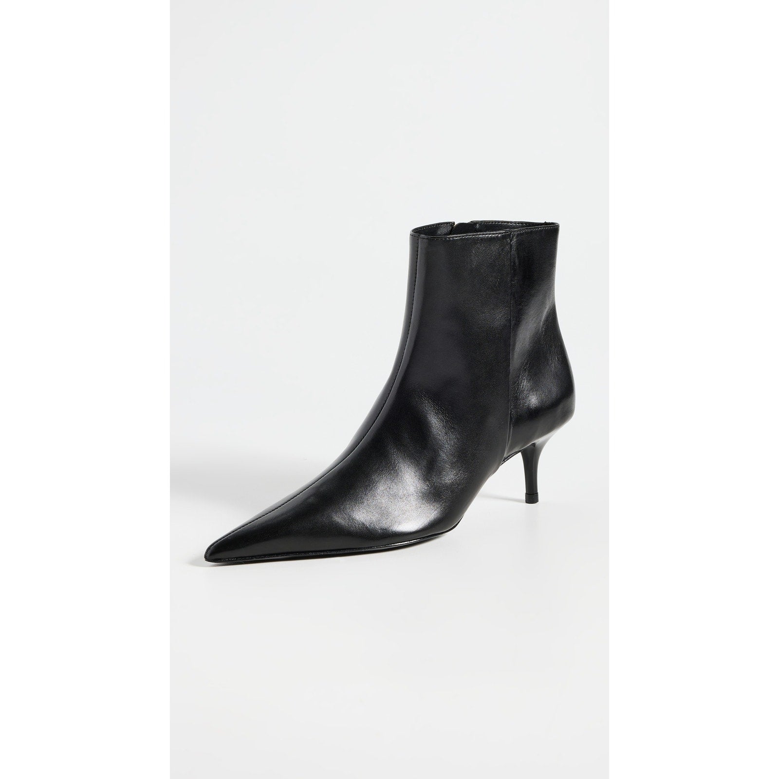 Schutz 'Mikki' Black Mid Stiletto Heel Boot Size 9