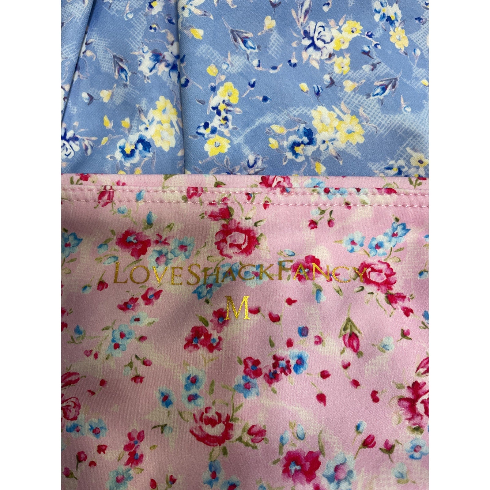 Loveshackfancy 'Vanina' Pink Nylon Floral Active Skort Size M