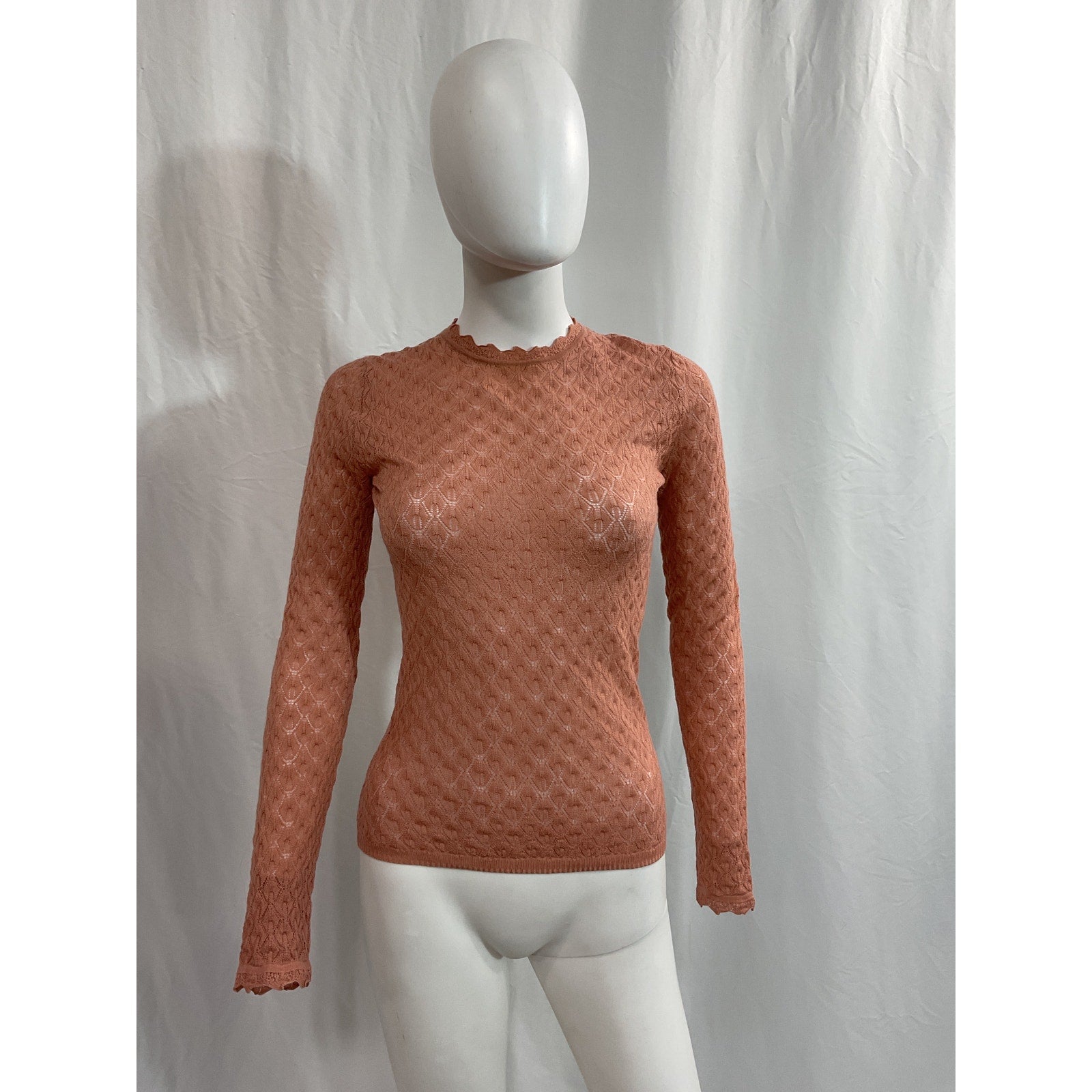 Ulla Johnson 'Lorelei' Pink Pullover Size XS