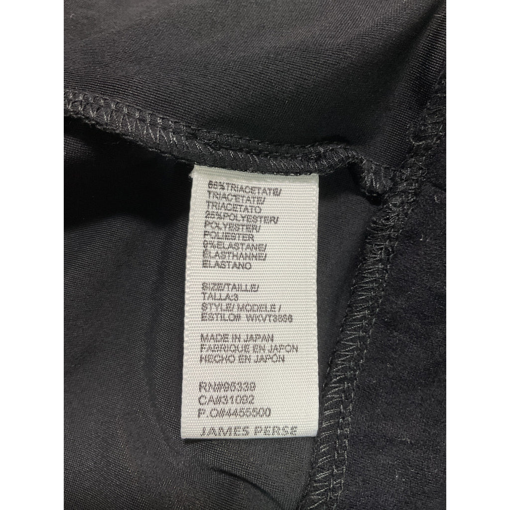 James Perse 'Velvet' Black Sweatshirt Size 3 - NWT