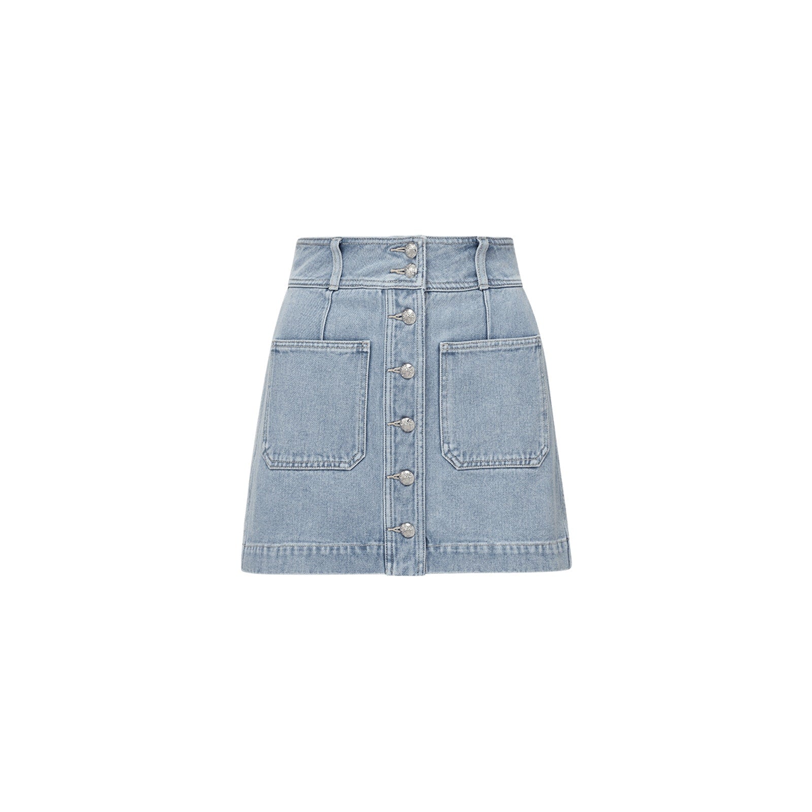 Veronica Beard 'Moxie' Blue Cotton Mini Skirt Size 8