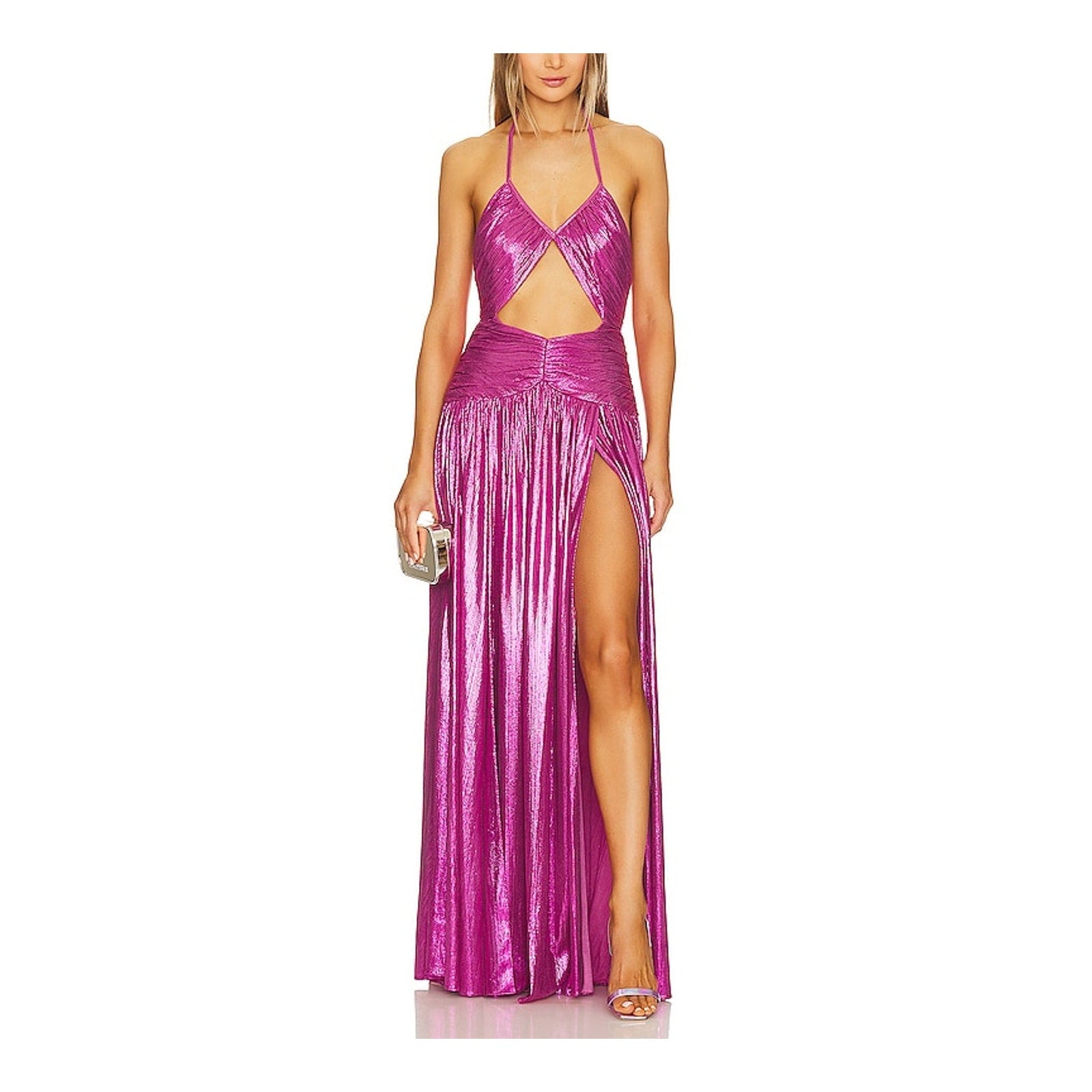 Retrofete 'Juliana' Pink Polyester Dress Size XS