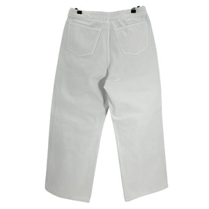 Eb Denim Wide Leg White Madison Denim Jeans Size 27