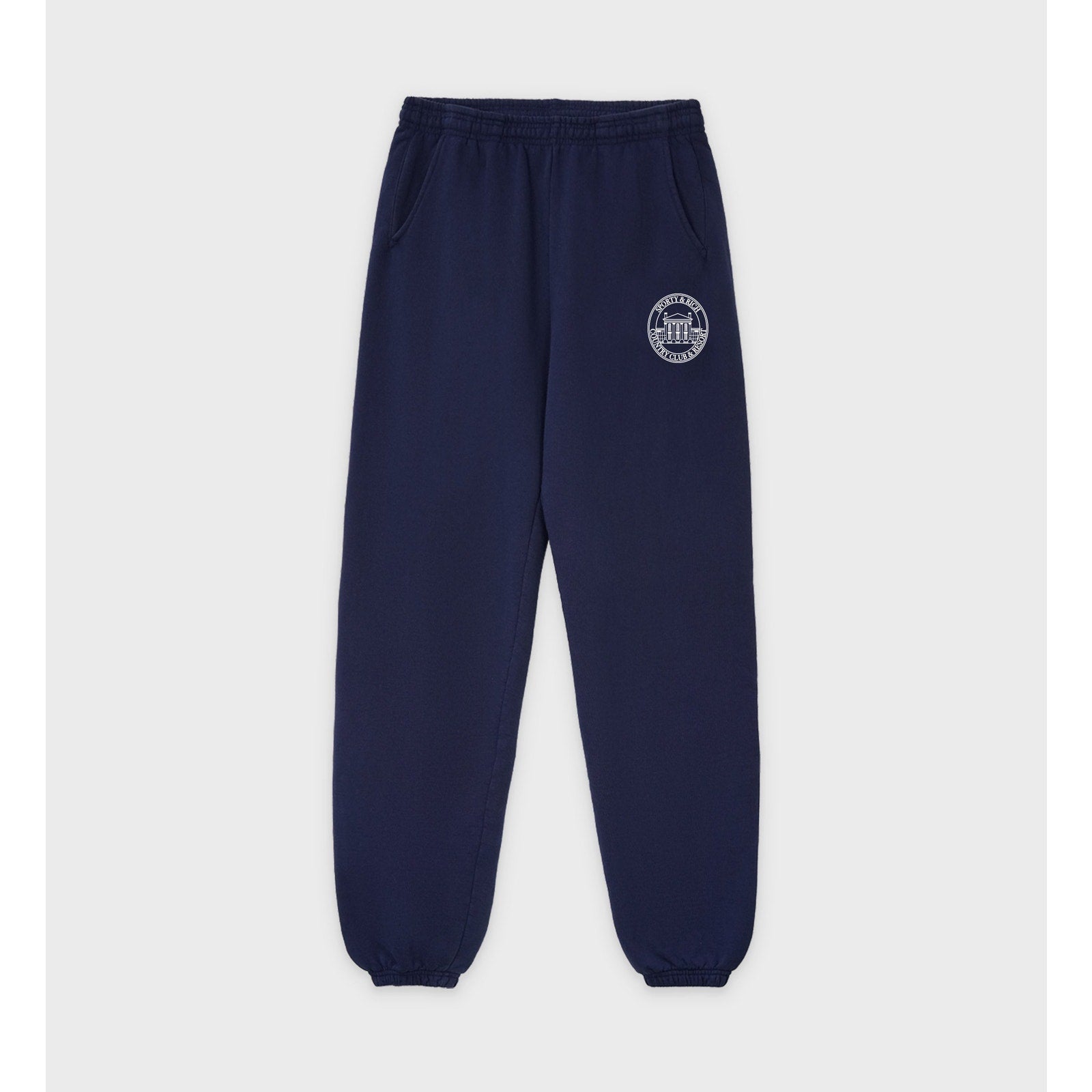 Sporty & Rich 'Vendome' Blue Cotton Resort Sweatpant Size XS
